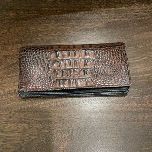 Brown Brahmin wallet...so much room for cards, money, change!